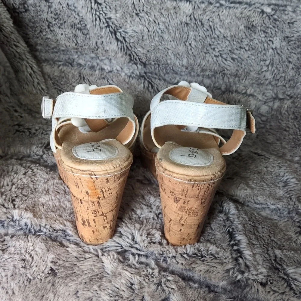 B.O.C. JILLS PLATFORM SANDALS sz 7 - Picture 3 of 7